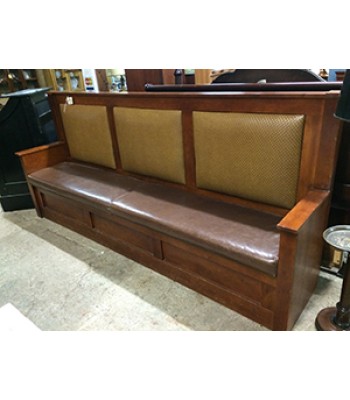 SOLD - Custom-made restaurant bench